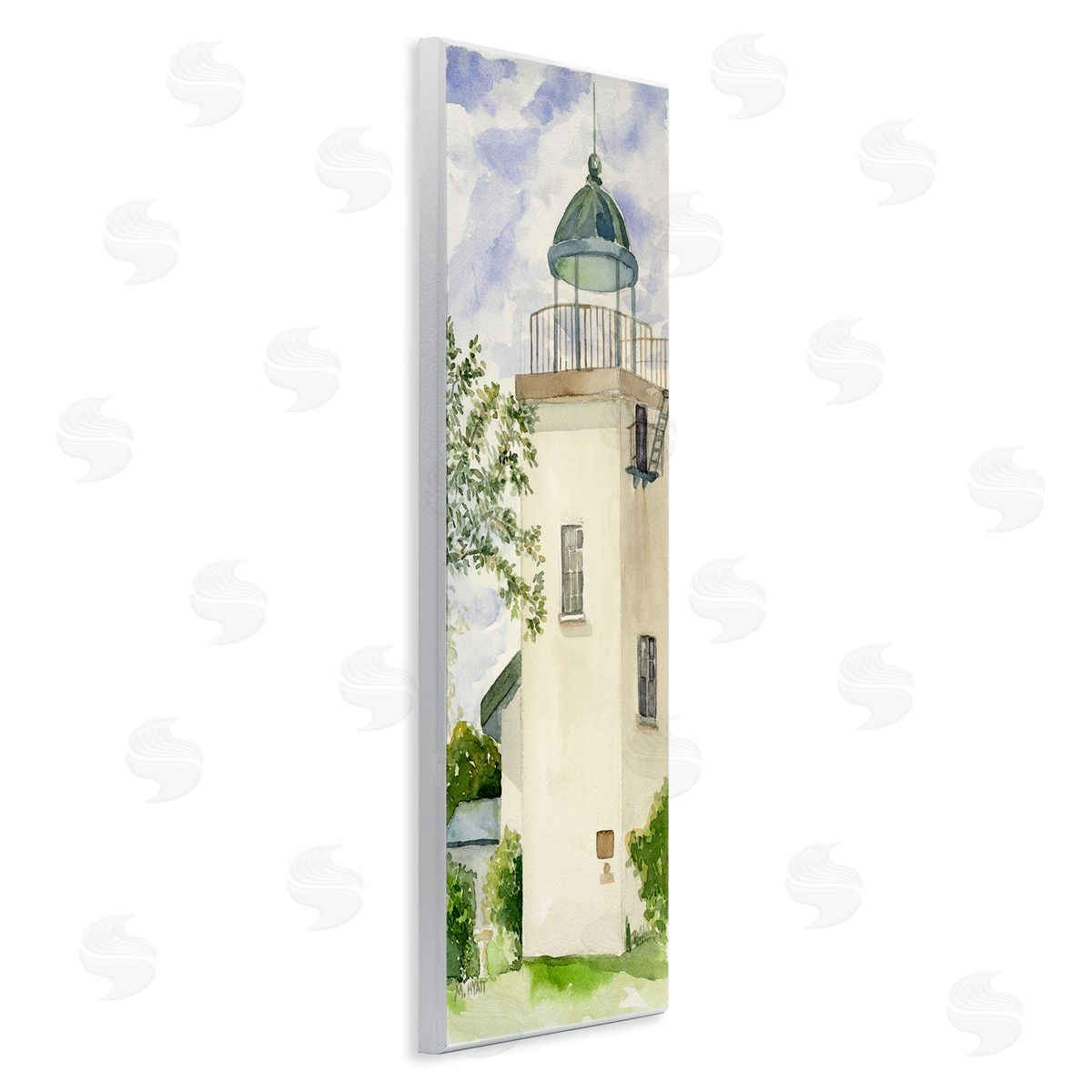 Melissa Hyatt Horton Point Lighthouse Coastal Architecture Landscape Wall Plaque Art