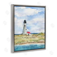 Melissa Hyatt | Lighthouse on Peninsula Soft Coastal Landscape
