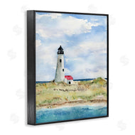 Melissa Hyatt | Lighthouse on Peninsula Soft Coastal Landscape