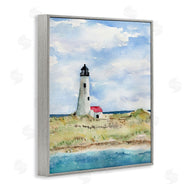 Melissa Hyatt | Lighthouse on Peninsula Soft Coastal Landscape