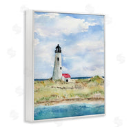 Melissa Hyatt | Lighthouse on Peninsula Soft Coastal Landscape