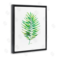Melissa Hyatt | Minimal Green Palm Tropical Plant over White