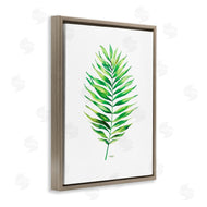 Melissa Hyatt | Minimal Green Palm Tropical Plant over White