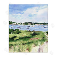 Melissa Hyatt | Coastal Seaside Boats with Rested Sails