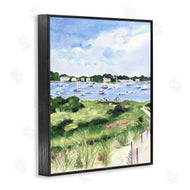 Melissa Hyatt | Coastal Seaside Boats with Rested Sails