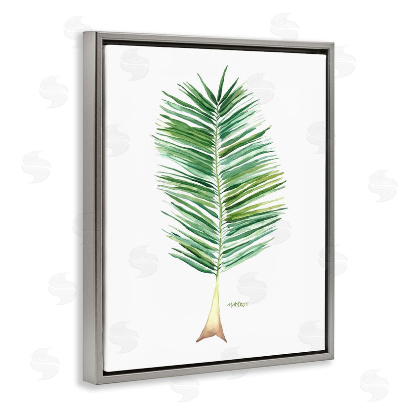 Melissa Hyatt | Coconut Palm Fan Greenery Over White