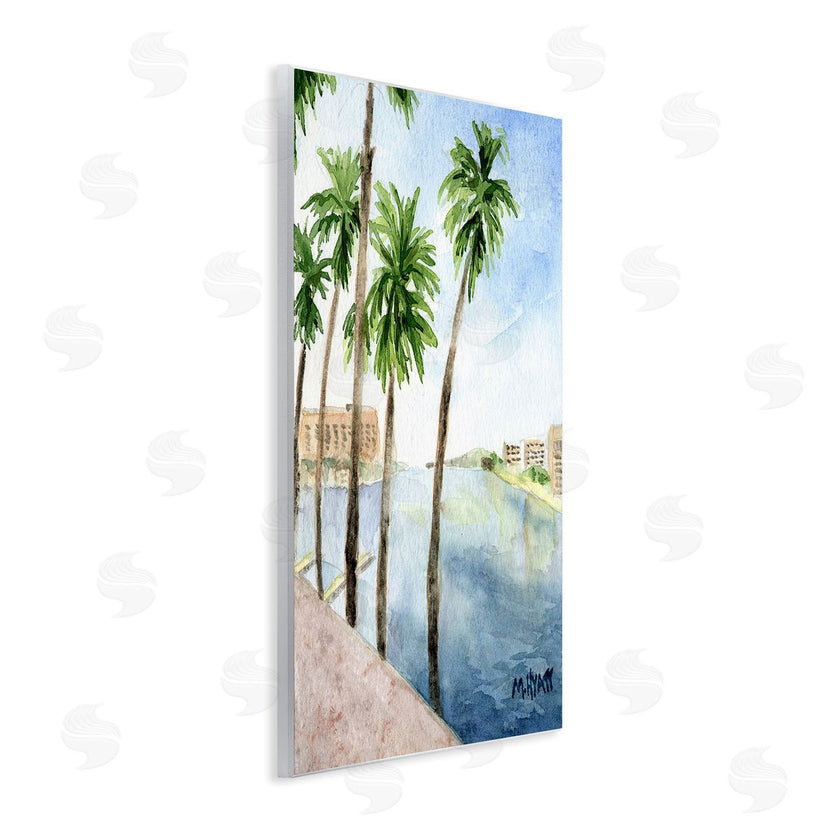 Melissa Hyatt | Tropical Palms Along the River Edge Landscape