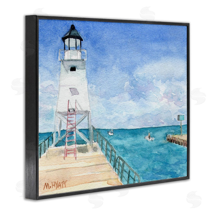 Melissa Hyatt | Boardwalk Leading to Lighthouse Seaside Landscape
