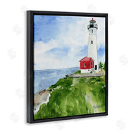 Melissa Hyatt | Beach Cliff Lighthouse Ocean Overlook Landscape