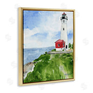 Melissa Hyatt | Beach Cliff Lighthouse Ocean Overlook Landscape