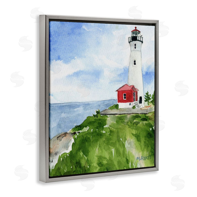 Melissa Hyatt | Beach Cliff Lighthouse Ocean Overlook Landscape