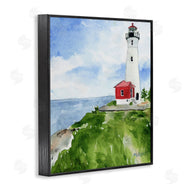 Melissa Hyatt | Beach Cliff Lighthouse Ocean Overlook Landscape