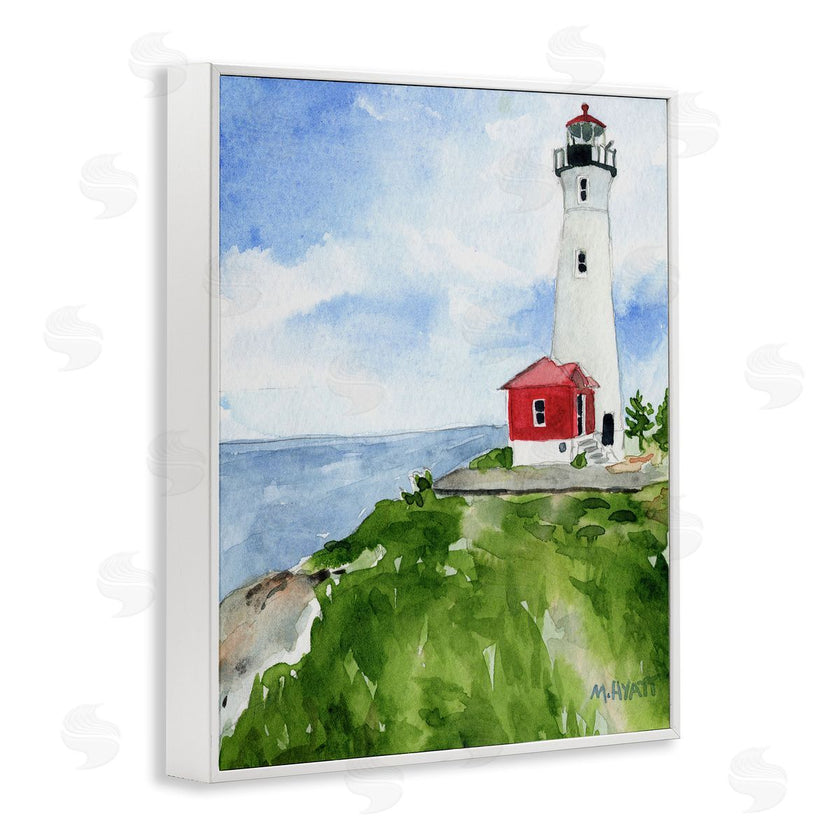 Melissa Hyatt | Beach Cliff Lighthouse Ocean Overlook Landscape