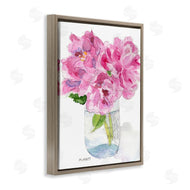 Melissa Hyatt | Pink Peonies in Classic Canning Jar