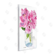 Melissa Hyatt | Pink Peonies in Classic Canning Jar