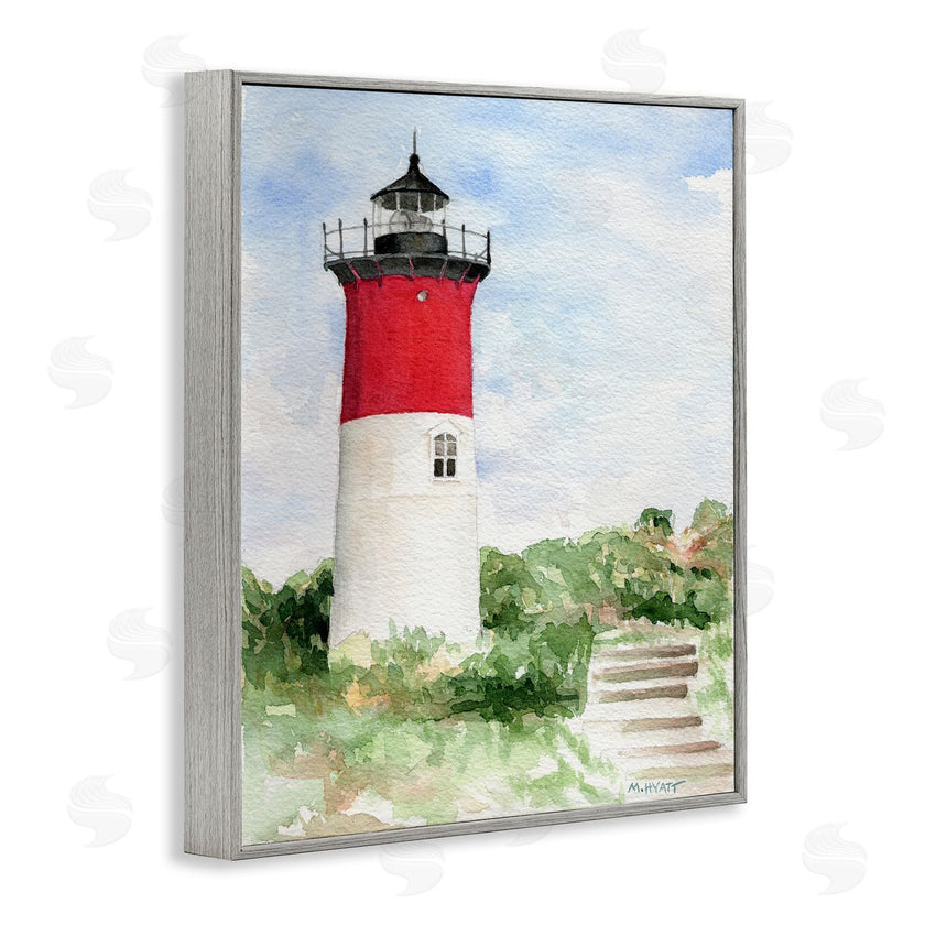 Melissa Hyatt | Stairs Leading to Nauset Lighthouse Green Cliffside