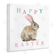 Melissa Hyatt | Happy Easter Phrase with Woodland Bunny Rabbit