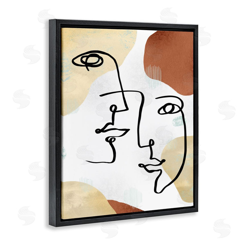 Ziwei Li | Asymmetrical Linework Portraits Abstract Organic Shapes