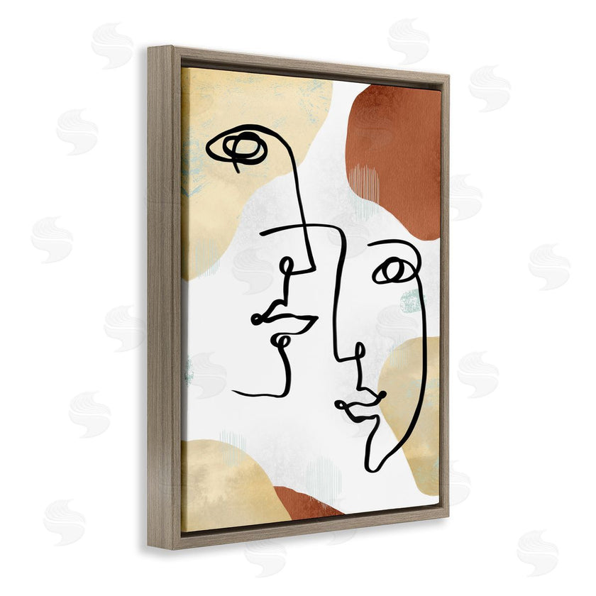 Ziwei Li | Asymmetrical Linework Portraits Abstract Organic Shapes