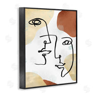 Ziwei Li | Asymmetrical Linework Portraits Abstract Organic Shapes