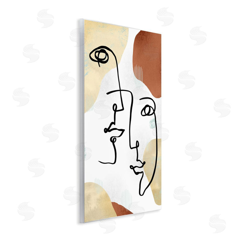 Ziwei Li | Asymmetrical Linework Portraits Abstract Organic Shapes