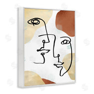 Ziwei Li | Asymmetrical Linework Portraits Abstract Organic Shapes