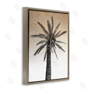 Stupell Studio | Palm Tree Tropics Beige Geometric Pattern Sky