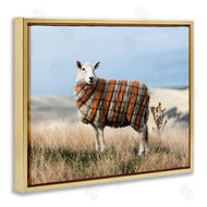 Ziwei Li | Sweater Weather Sheep Animal Farm Plaid