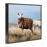 Ziwei Li | Sweater Weather Sheep Animal Farm Plaid