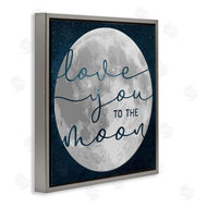 Stupell Studio | Love You To Moon Lunar Night Sky Constellations