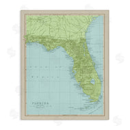 Stupell Studio | Map Of Florida Classical State Border