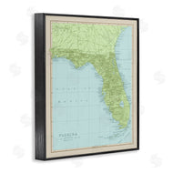 Stupell Studio | Map Of Florida Classical State Border