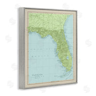 Stupell Studio | Map Of Florida Classical State Border