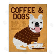 Ginger Oliphant | Coffee and Dogs Phrase French Bulldog Caf� Pet