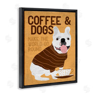 Ginger Oliphant | Coffee and Dogs Phrase French Bulldog Caf� Pet