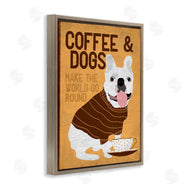 Ginger Oliphant | Coffee and Dogs Phrase French Bulldog Caf� Pet
