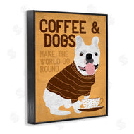 Ginger Oliphant | Coffee and Dogs Phrase French Bulldog Caf� Pet