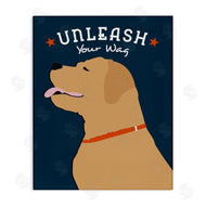 Ginger Oliphant | Unleash Your Wag Phrase Golden Labrador Dog