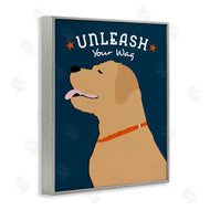 Ginger Oliphant | Unleash Your Wag Phrase Golden Labrador Dog