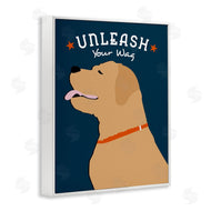 Ginger Oliphant | Unleash Your Wag Phrase Golden Labrador Dog