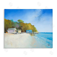 Craig Trewin Penny | Boat Shacks on Sandy Coast Beach Line
