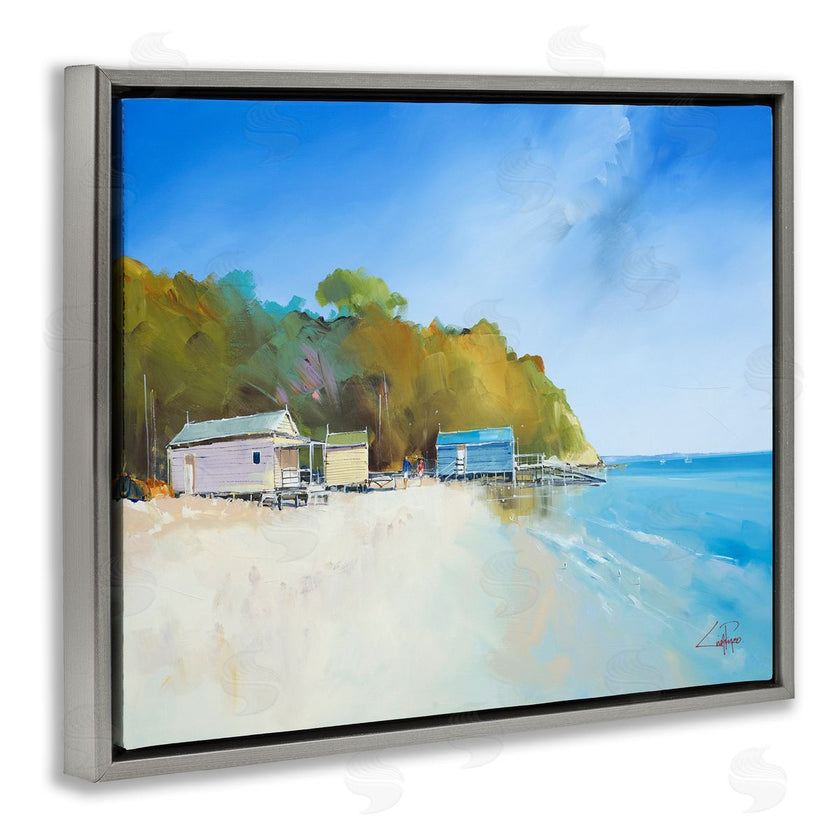 Craig Trewin Penny | Boat Shacks on Sandy Coast Beach Line