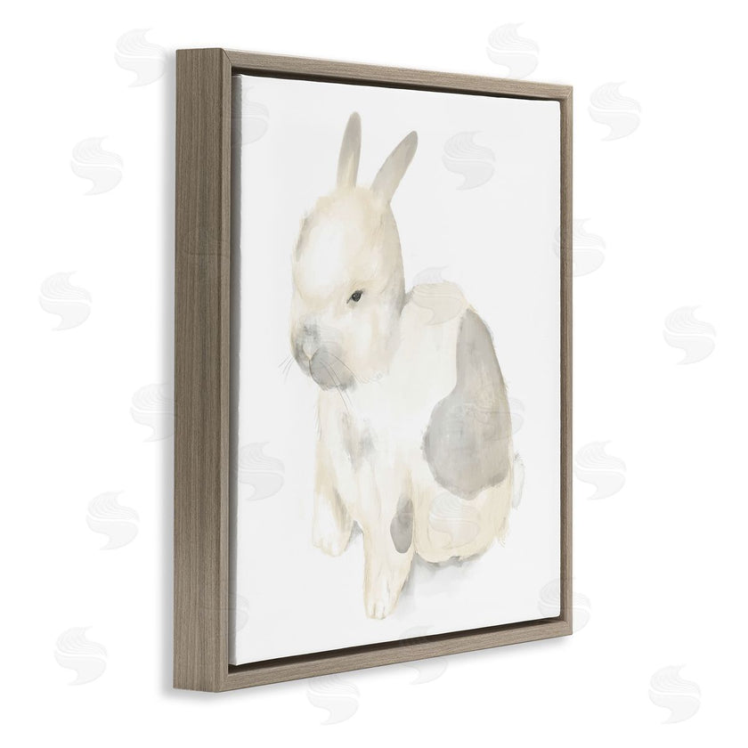 Stupell Studio | Sleepy Bunny Illustration Nursery Style Animal