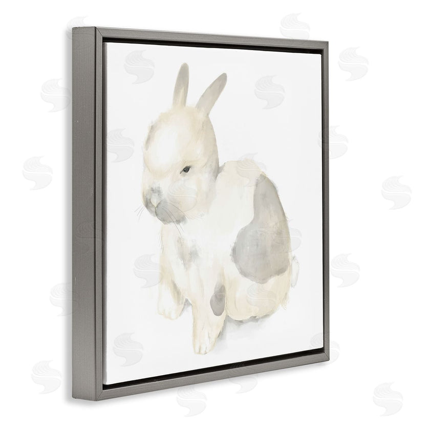 Stupell Studio | Sleepy Bunny Illustration Nursery Style Animal