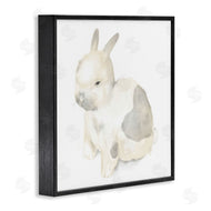 Stupell Studio | Sleepy Bunny Illustration Nursery Style Animal