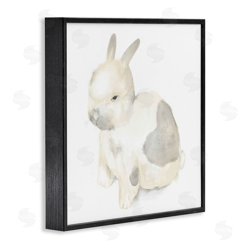 Stupell Studio | Sleepy Bunny Illustration Nursery Style Animal