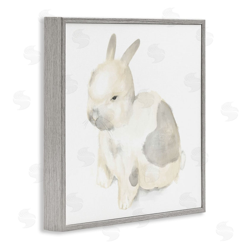 Stupell Studio | Sleepy Bunny Illustration Nursery Style Animal