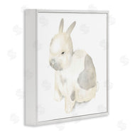 Stupell Studio | Sleepy Bunny Illustration Nursery Style Animal