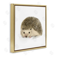 Stupell Studio | Adorable Hedgehog Illustration Nursery Woodland Animal