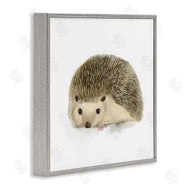 Stupell Studio | Adorable Hedgehog Illustration Nursery Woodland Animal